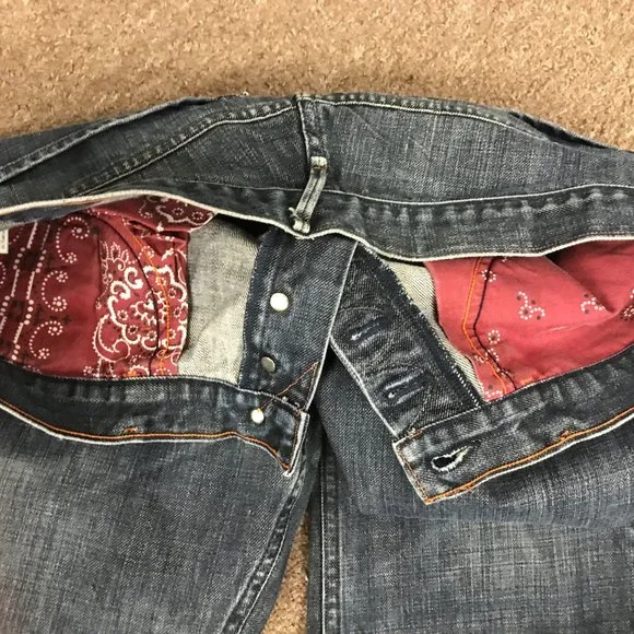 Earnest Sewn blue denim jeans Hemingway 34
